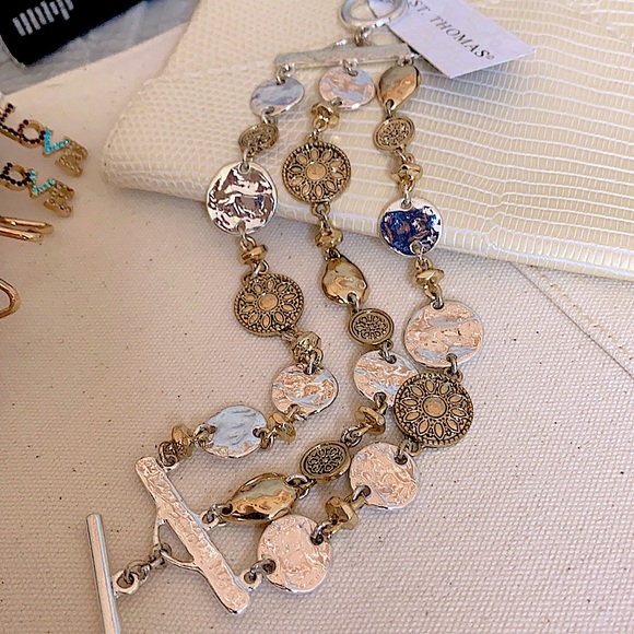 St. Thomas Jewelry St Thomas Gold Silver Three Row Bracelet Poshmark